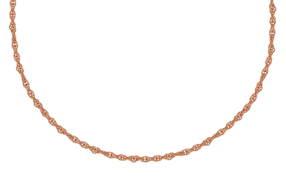 A310-87812: ROPE CHAIN (8IN, 1.5MM, 14KT, LOBSTER CLASP)