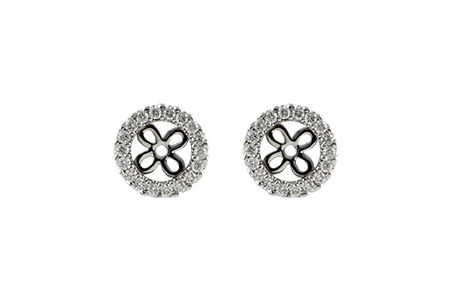B224-49558: EARRING JACKETS .24 TW (FOR 0.75-1.00 CT TW STUDS)