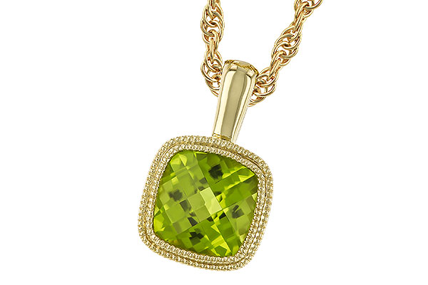 D310-87812: NECKLACE .95 CT PERIDOT