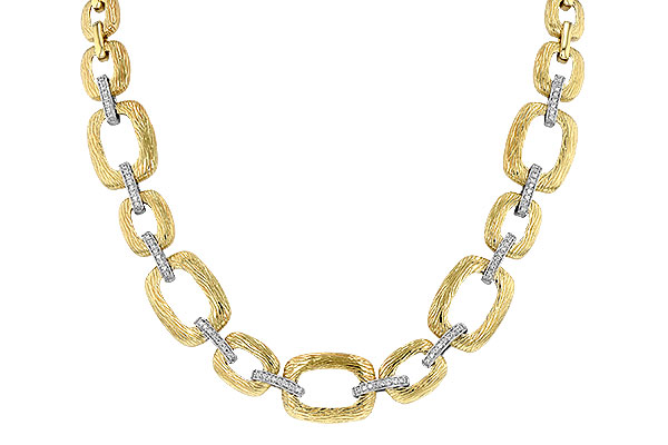 G043-55075: NECKLACE .48 TW (17 INCHES)