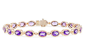 E310-84157: BRACELET 6.86 TW AMETHYST 6.90 TGW