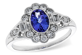 F311-74148: LDS RG .80 TANZANITE 1.20 TGW (7x5MM OV)